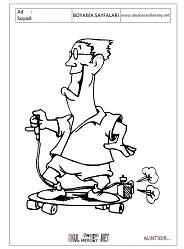 Kaykay boyama sayfaları